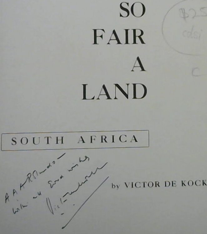 So Fair a Land - South Africa