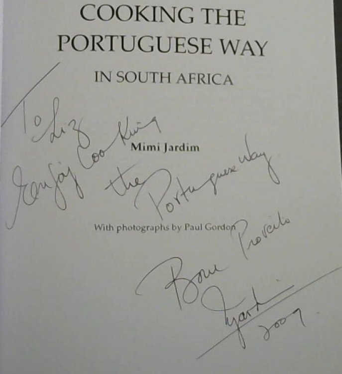Mimi Jardim's Cooking the Portuguese Way in South Africa [Signed]