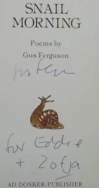 Snail morning: Poems