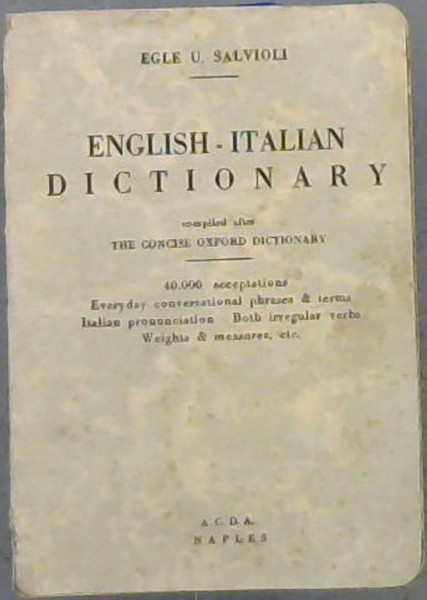 English - Italian Dictionary