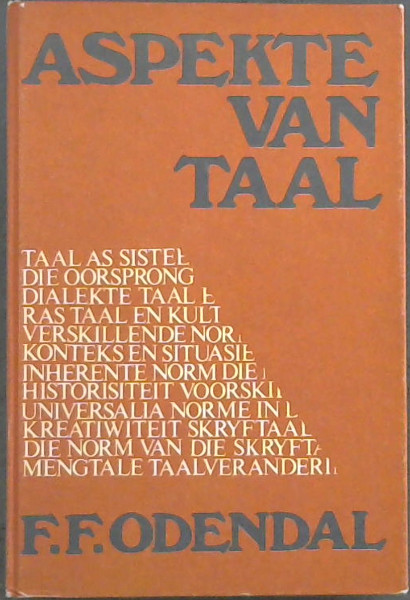 Image for Aspekte Van Taal Aspekte Van Taal