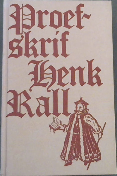 Image for Proefskrif Proefskrif