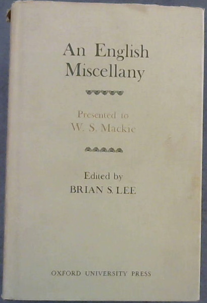 An English Miscellany