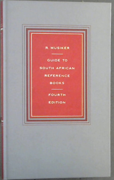 Guide to South African Reference Books