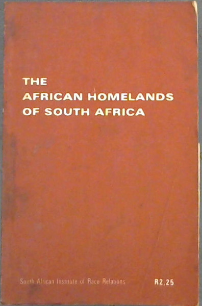 The African homelands of South Africa
