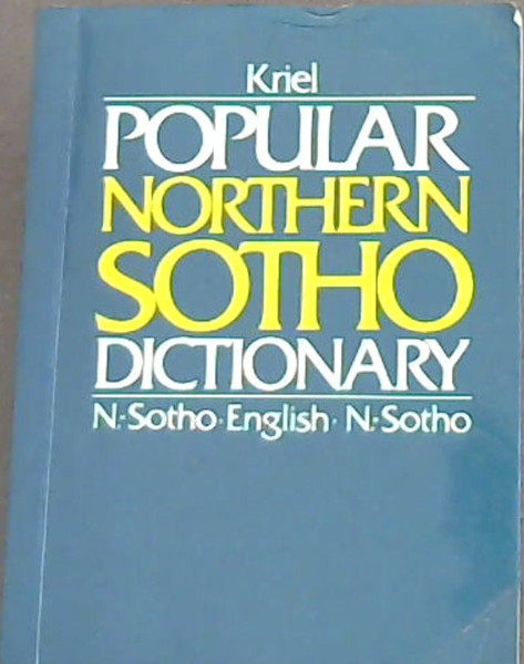 Popular Northern Sotho Dictionary