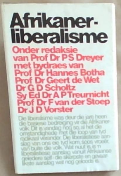Afrikaner-liberalisme (Afrikaans Edition)