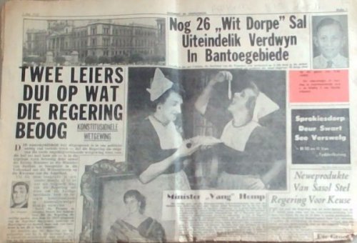Dagbreek en Sondagnuus 1 Mei 1955