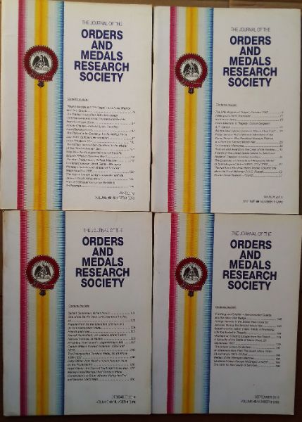 The Journal of the Orders and Medals Research Society March, June, September, December 2010, Volume 49 Number 1-4
