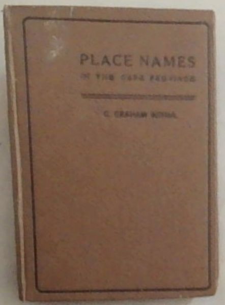 Place Names in the Capr Province