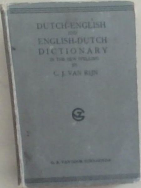 Dutch-English English-Dutch Dictionary for South Africa and Europe
