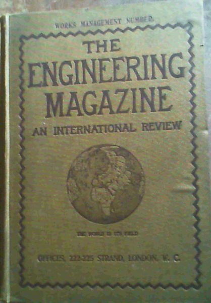 The Engineering Magazine Works Management Number Voo XX No 4