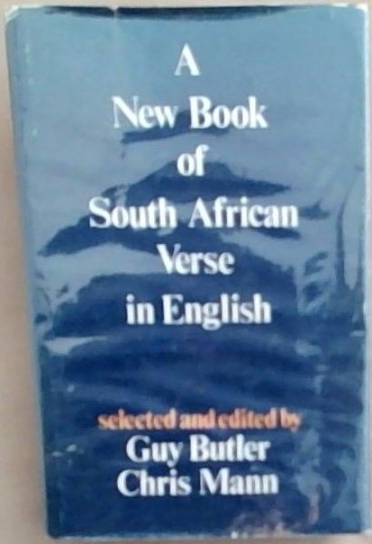 A New Book of South African Verse in English