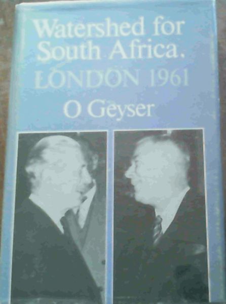 Watershed for South Africa London 1961