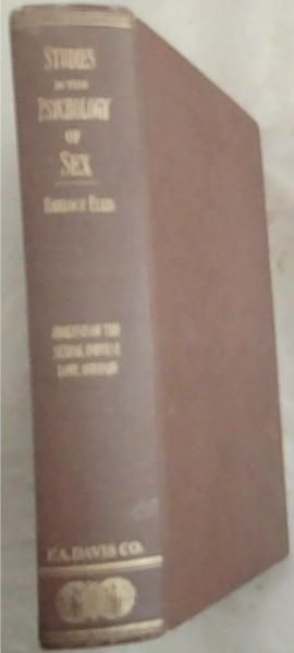 Studies in the Psychology of Sex Volume 3