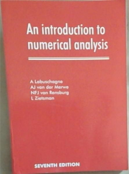Image for An Introduction to Numerical Analysis An Introduction to Numerical Analysis