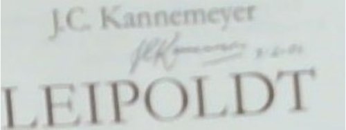 Leipoldt, 'n lewensverhaal (Afrikaans Edition) SIGNED