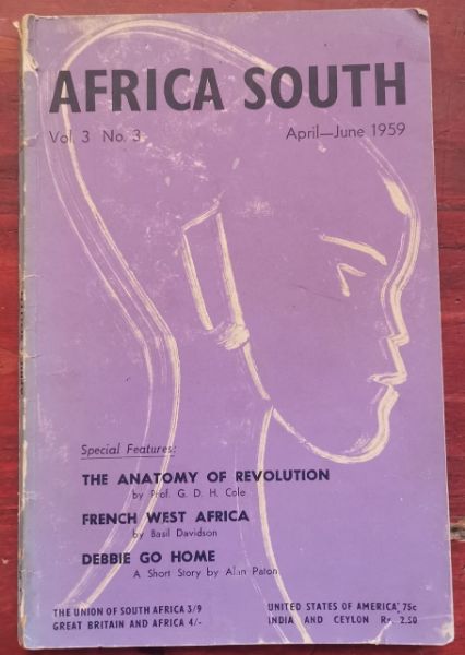 Africa South, Vol. 3 no. 3. April - June 1959
