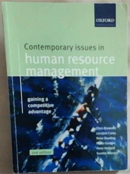 Contemporary Issues in Human Resources Management