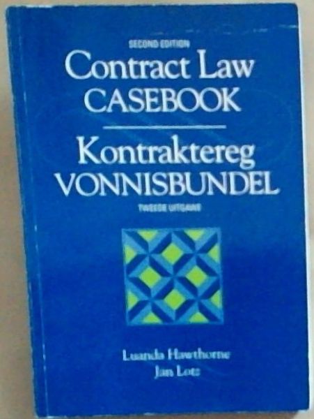 Contract Law Casebook, Kontraktereg Vonnisbundel
