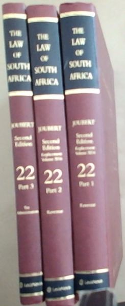 The Law of South Africa: Volume 22 Part 1-3