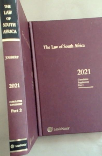 The Law of South Africa ; cumulative supplement 2021. Parts 1 & 2