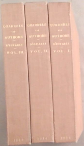 Image for Quarrels of Authors: Volume 1-3 Quarrels of Authors: Volume 1-3