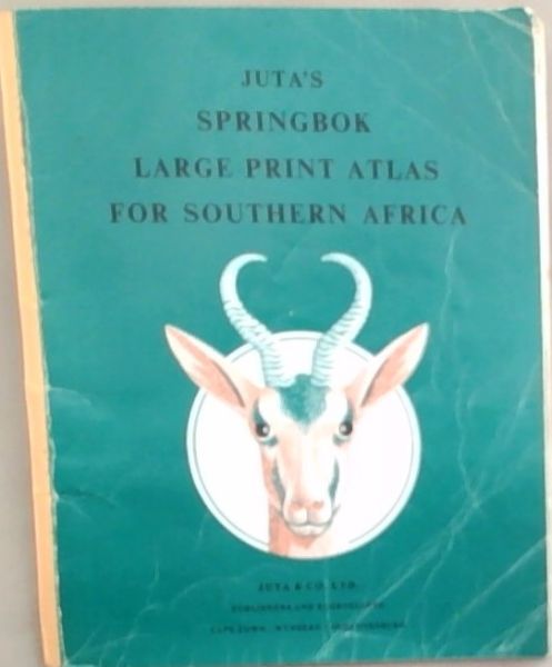 Juta's Springbok Large Print Atlas For Southern Africa