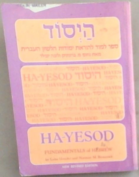 Ha-yesod: Fundamentals of Hebrew (English and Hebrew Edition)