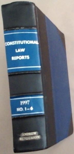 Constitutional Law Reports 1997. Nos. 1 - 6