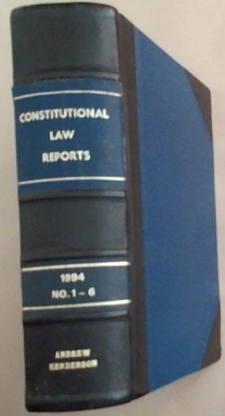 Constitutional Law Reports 1994. Nos. 1 - 6
