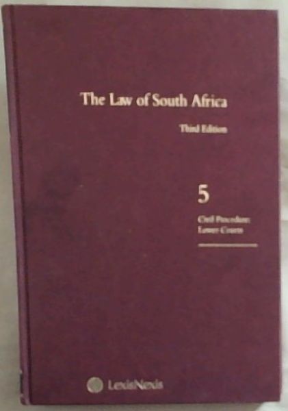 The Law of South Africa: Volume 5