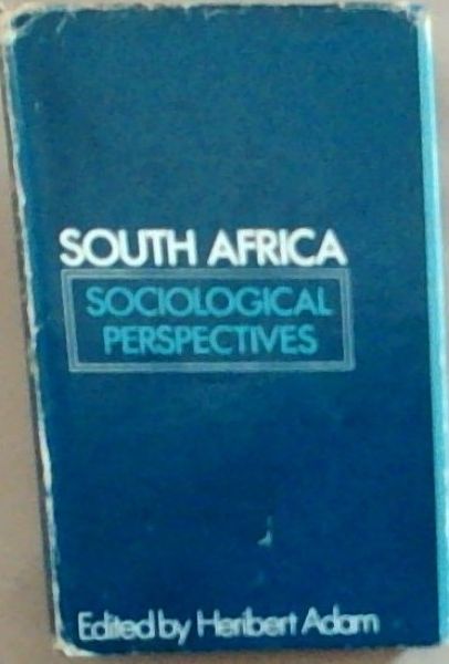 South Africa: sociological perspectives,