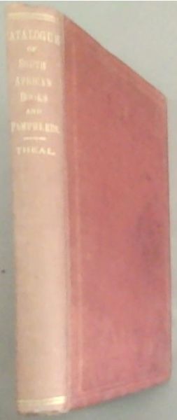 Catalogue of Books and Pamphlets