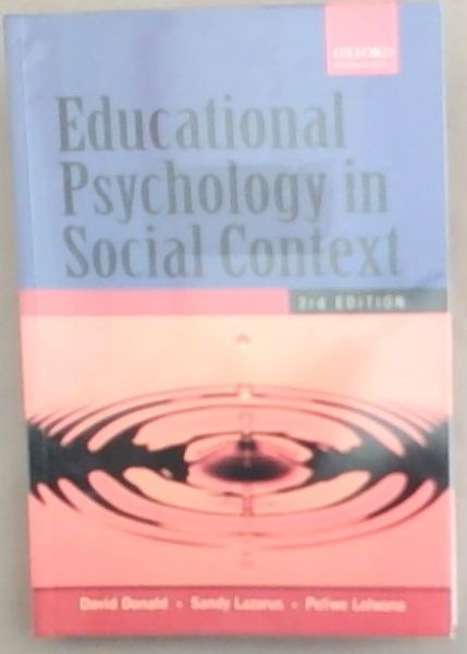 Educational Psychology in Social Context