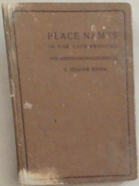 Place Names in the Cape Province