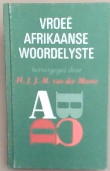 Vroee Afrikaanse Woordelyste