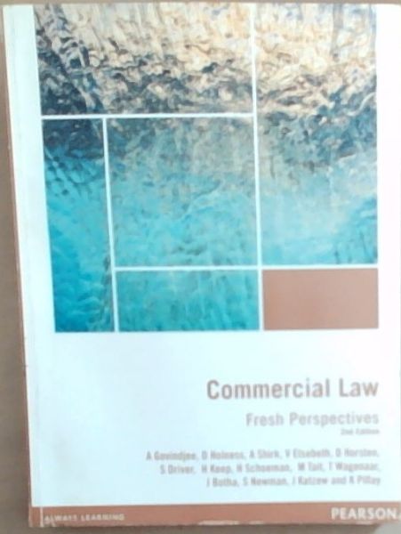 Commercial Law Fresh Perspectives