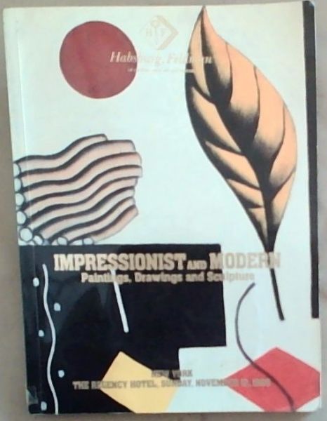 Impressionist and Modern Paintings, Drawings and Sculpture, New York The Regency Hotel, Sunday, November 12 1989