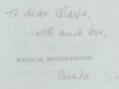 Magical Motherhood : A Series of Letters to Cheryl [Signed]