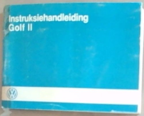 Instruction Manual Golf II/ Instruksiehandleiding Golf II