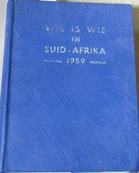 Wie Is Wie In Suid-Africa 1959