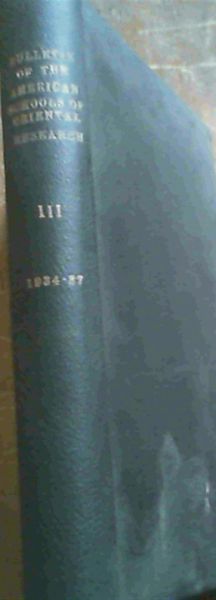 Bulletin of the American Schools of Oriental Research II February 1934 - February 1937