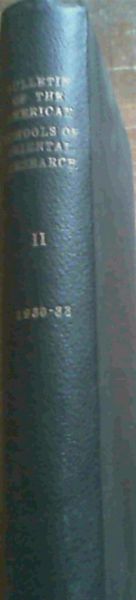 Bulletin of the American Schools of Oriental Research II February 1930 - December 1933