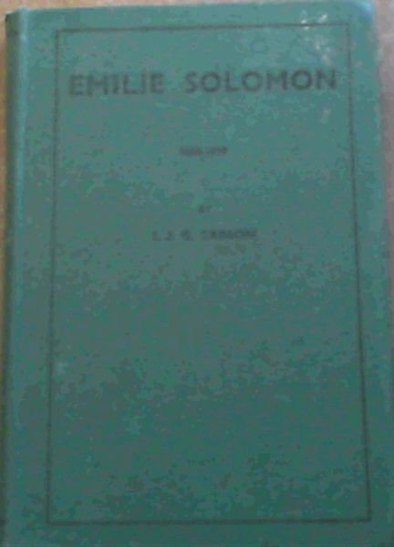Emilie Solomon 1858 - 1939