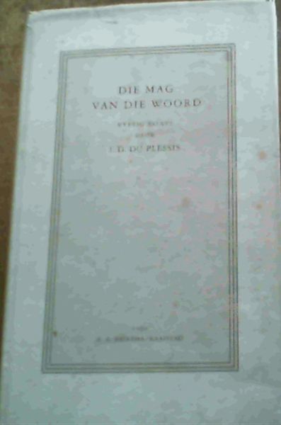 Die Mag Van Die Woord