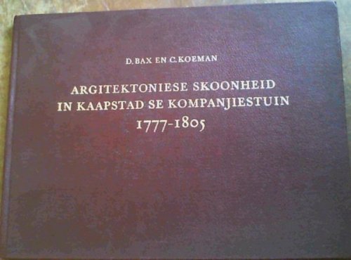 Argitektoniese Skoonheid in Kaapstad se Kopanjiestuin