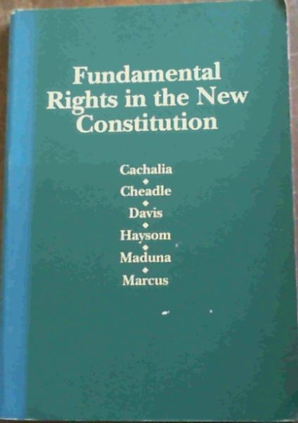 Fundamental Rights in the New Constitution: An Overview of the New Constitution and a Commentary on Chapter 3 on Fundamental Rights