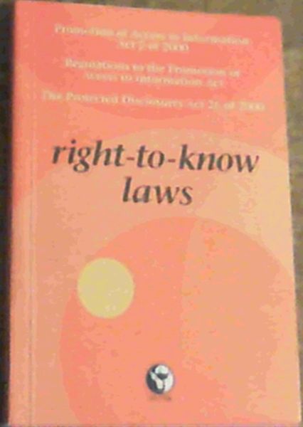 Right-to-Know Laws