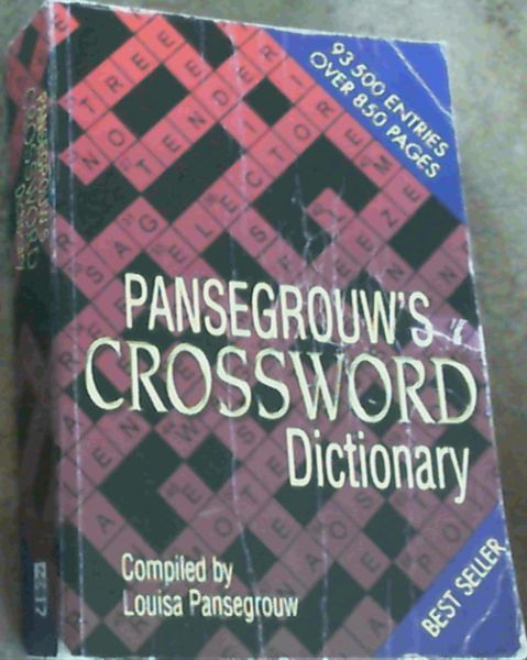 Pansegrouw's Crossword Dictionary